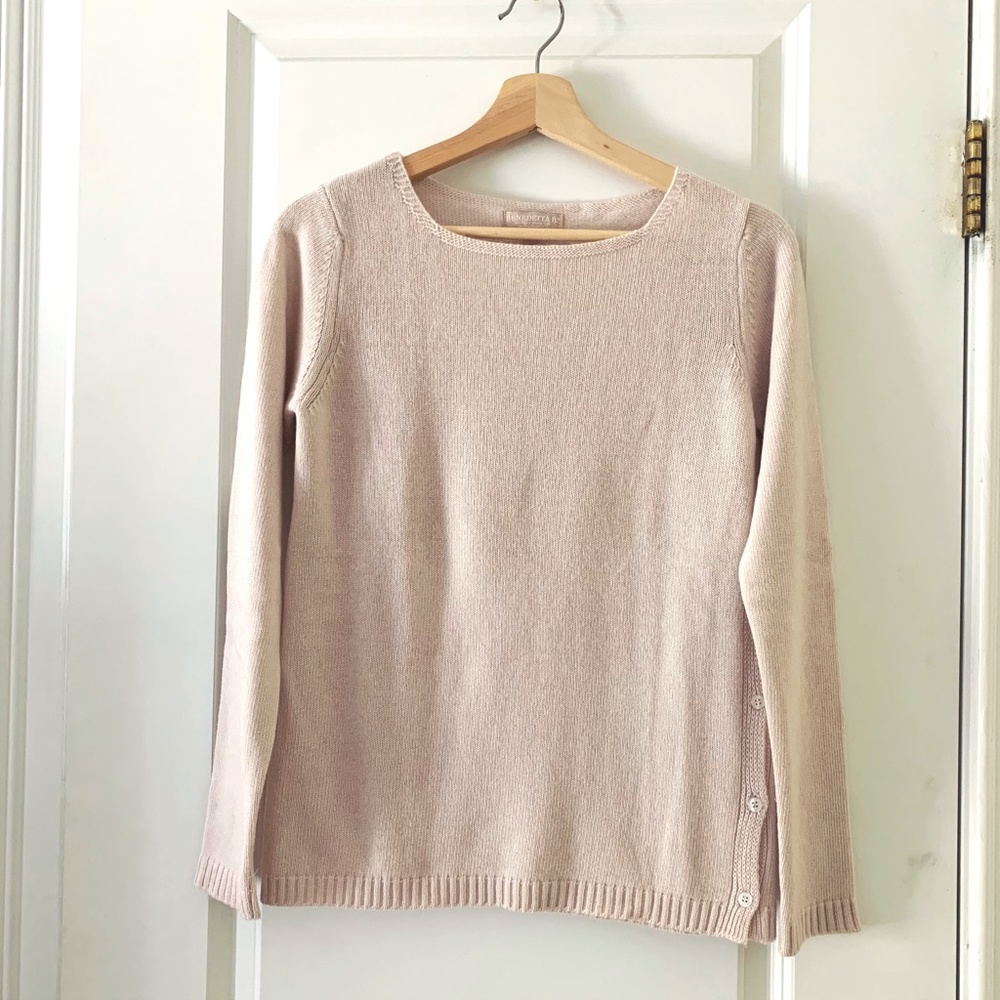 Made in Italy Cashmere Mix Sweater, Size S